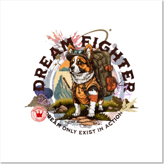 Dream fighter -part-time pet career -  dream in action Wall Art by Art_dorabox